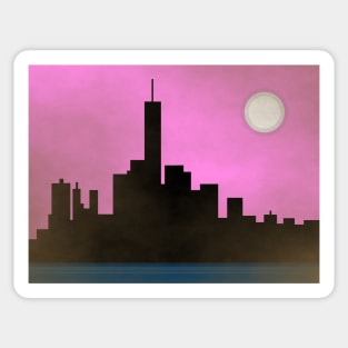 New York City Skyline Sticker